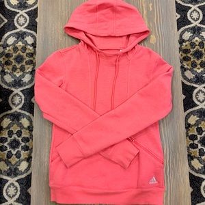Pink ADIDAS Pullover Hoodie Size XS